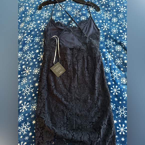 Lulus Flirting with Desire Navy Blue Lace
Bodycon Dress - Picture 10 of 10